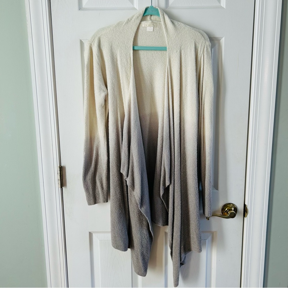 Gradient Open-Front Cardigan